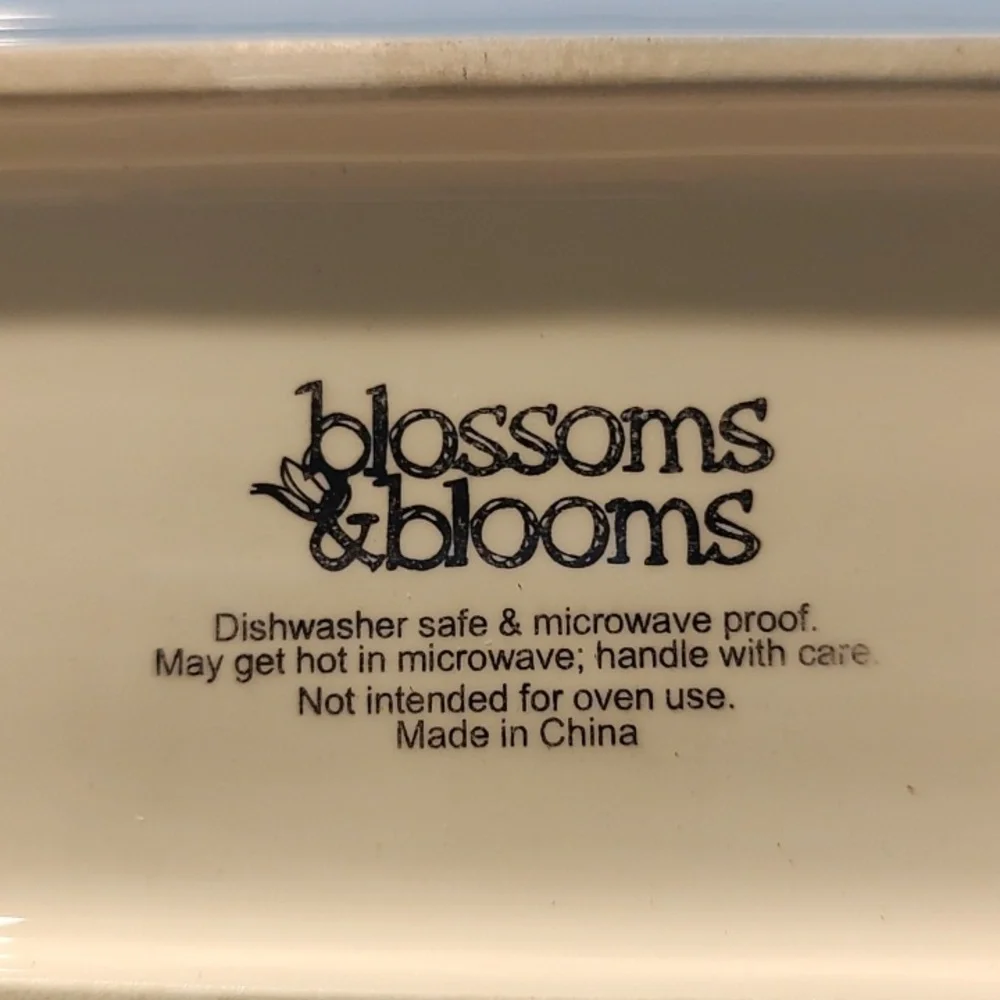 Blossoms & Blossoms Ceramic Easter Eggs Candy Dish
